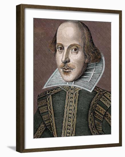 William Shakespeare (Stratford-On-Avon, 1564-1616). English Writer-Prisma Archivo-Framed Photographic Print