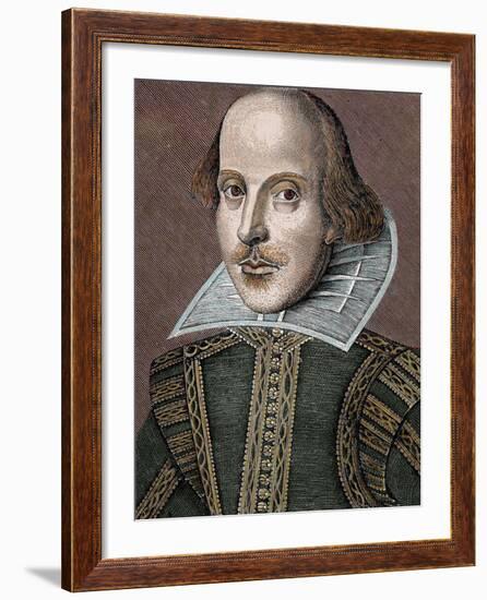 William Shakespeare (Stratford-On-Avon, 1564-1616). English Writer-Prisma Archivo-Framed Photographic Print