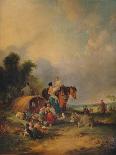 A Gipsy Encampment, c1788-William Shayer-Mounted Giclee Print