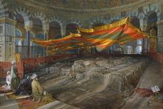 The Akal Boonga at the Golden Temple, Amritsar, India-William Simpson-Giclee Print