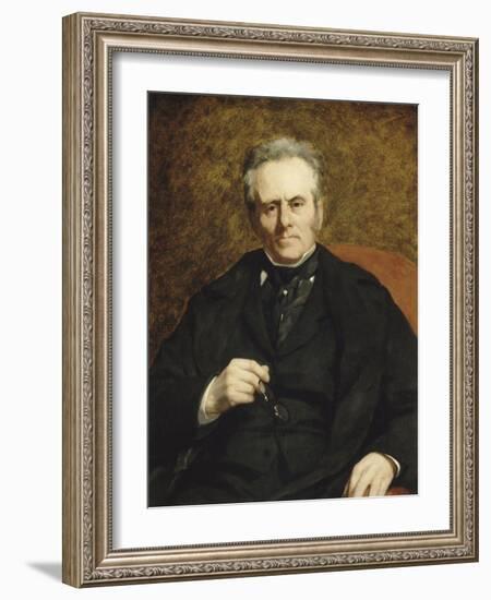 William Sisley(1799-1871), père du peintre Alfred Sisley-Pierre-Auguste Renoir-Framed Giclee Print