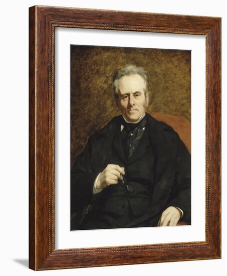 William Sisley(1799-1871), père du peintre Alfred Sisley-Pierre-Auguste Renoir-Framed Giclee Print