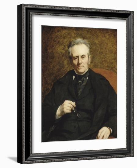 William Sisley(1799-1871), père du peintre Alfred Sisley-Pierre-Auguste Renoir-Framed Giclee Print