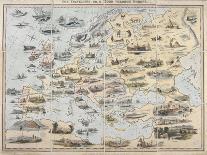 Spooner's Pictorial Map of England and Wales: As an Amusing and Instructive Game for Youth, 1844-William Spooner-Giclee Print