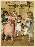 Sisters with Dolls-William St Clair Simmons-Framed Art Print