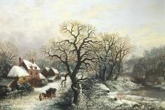 Glistening Winter's Eve-William Stone-Premier Image Canvas