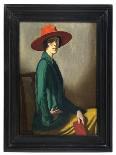 Lady with a Red Hat-William Strang-Giclee Print