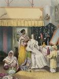 The Village Barber, 1842-William Tayler-Mounted Giclee Print