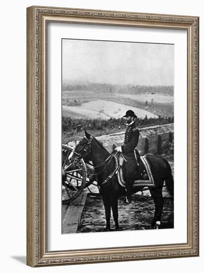 William Tecumseh Sherman, American Soldier, 1864-Matthew Brady-Framed Giclee Print