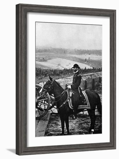 William Tecumseh Sherman, American Soldier, 1864-Matthew Brady-Framed Giclee Print