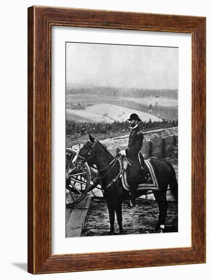 William Tecumseh Sherman, American Soldier, 1864-Matthew Brady-Framed Giclee Print