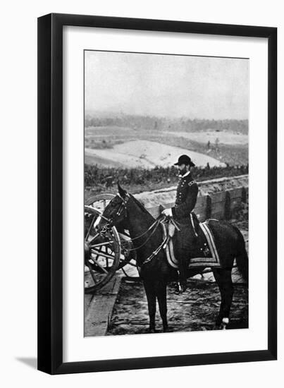 William Tecumseh Sherman, American Soldier, 1864-Matthew Brady-Framed Giclee Print