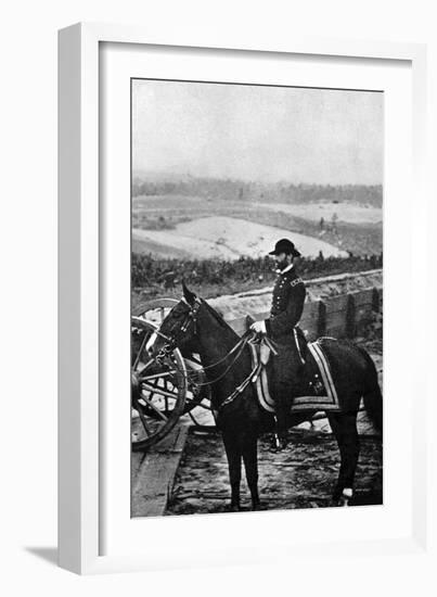 William Tecumseh Sherman, American Soldier, 1864-Matthew Brady-Framed Giclee Print