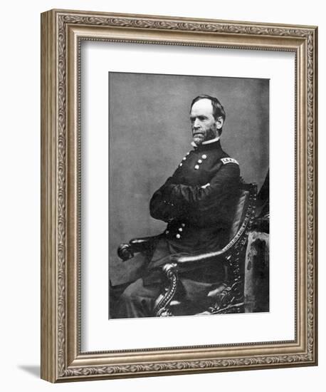 William Tecumseh Sherman, American Soldier, 1869-Matthew Brady-Framed Giclee Print