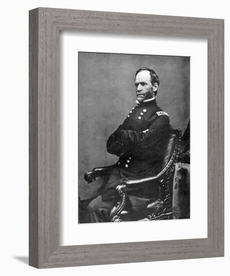 William Tecumseh Sherman, American Soldier, 1869-Matthew Brady-Framed Giclee Print