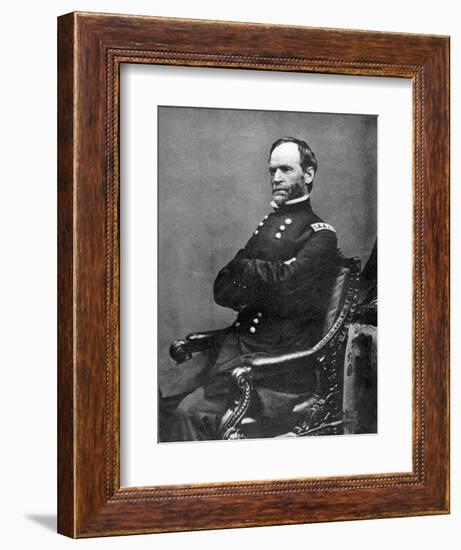 William Tecumseh Sherman, American Soldier, 1869-Matthew Brady-Framed Giclee Print