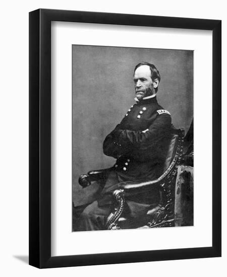 William Tecumseh Sherman, American Soldier, 1869-Matthew Brady-Framed Giclee Print