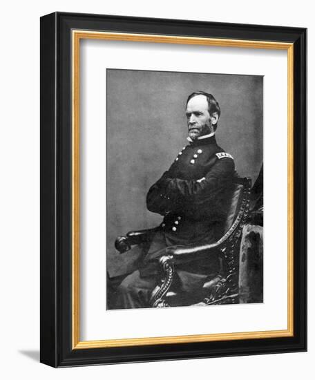 William Tecumseh Sherman, American Soldier, 1869-Matthew Brady-Framed Giclee Print