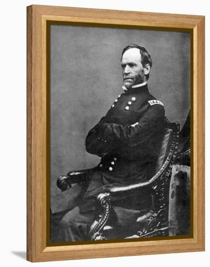 William Tecumseh Sherman, American Soldier, 1869-Matthew Brady-Framed Premier Image Canvas