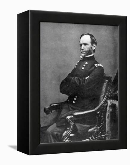 William Tecumseh Sherman, American Soldier, 1869-Matthew Brady-Framed Premier Image Canvas