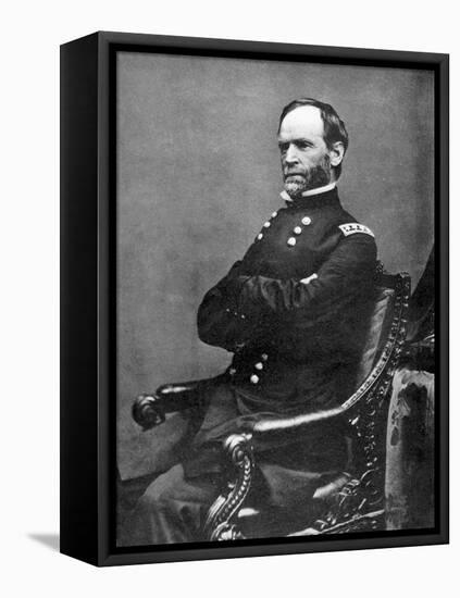 William Tecumseh Sherman, American Soldier, 1869-Matthew Brady-Framed Premier Image Canvas