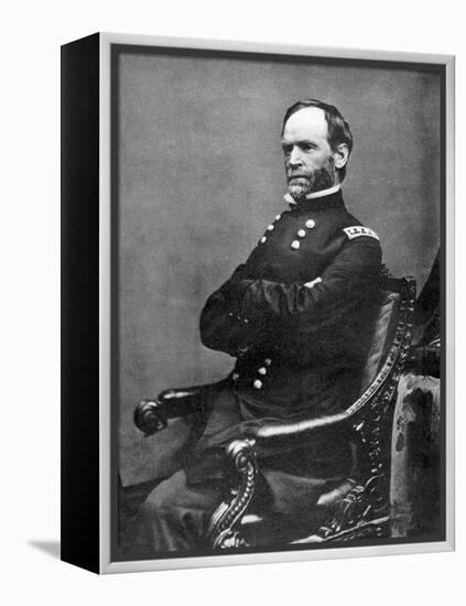 William Tecumseh Sherman, American Soldier, 1869-Matthew Brady-Framed Premier Image Canvas