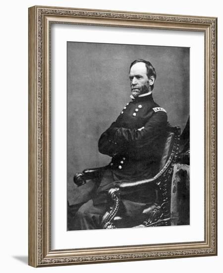 William Tecumseh Sherman, American Soldier, 1869-Matthew Brady-Framed Giclee Print