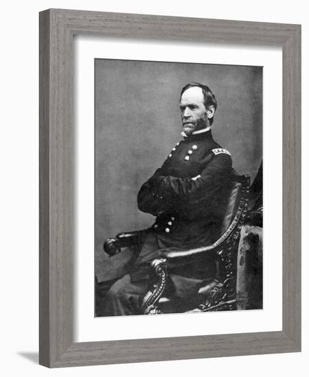 William Tecumseh Sherman, American Soldier, 1869-Matthew Brady-Framed Giclee Print