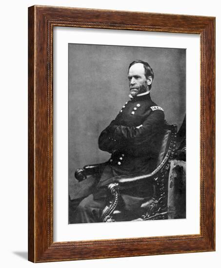 William Tecumseh Sherman, American Soldier, 1869-Matthew Brady-Framed Giclee Print