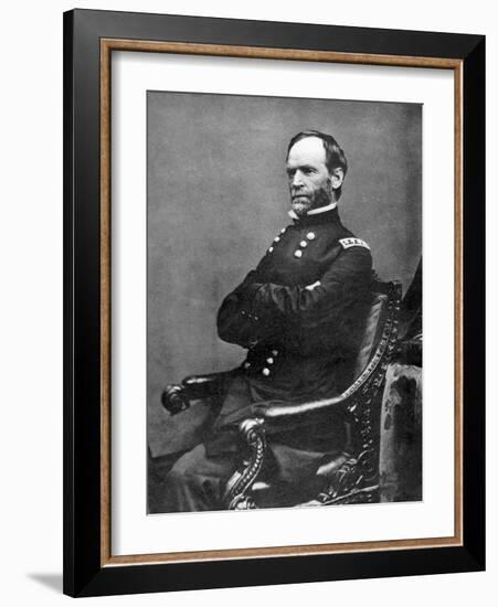 William Tecumseh Sherman, American Soldier, 1869-Matthew Brady-Framed Giclee Print