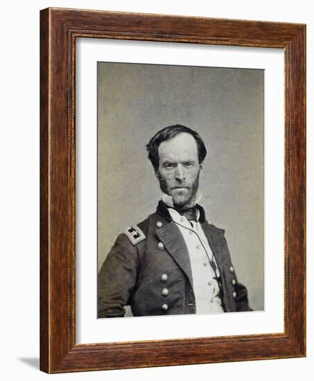 William Tecumseh Sherman-Mathew Brady-Framed Photographic Print