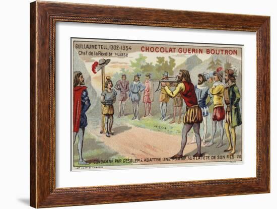 William Tell Is Forced by the Tyrant Gessler to Shoot an Apple from His Son's Head-null-Framed Giclee Print