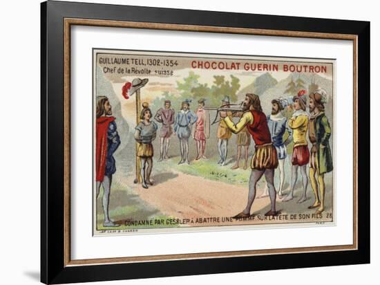 William Tell Is Forced by the Tyrant Gessler to Shoot an Apple from His Son's Head-null-Framed Giclee Print