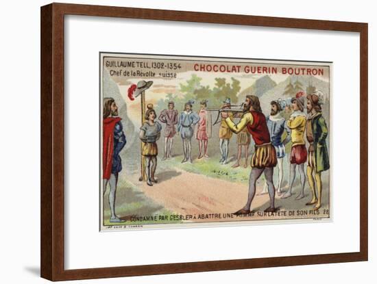 William Tell Is Forced by the Tyrant Gessler to Shoot an Apple from His Son's Head-null-Framed Giclee Print