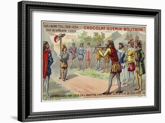 William Tell Is Forced by the Tyrant Gessler to Shoot an Apple from His Son's Head-null-Framed Giclee Print