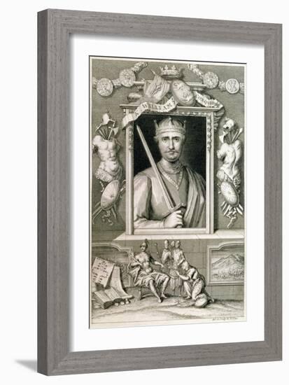 William the Conqueror, 11th century Duke of Normandy and King of England, (18th century)-George Vertue-Framed Giclee Print