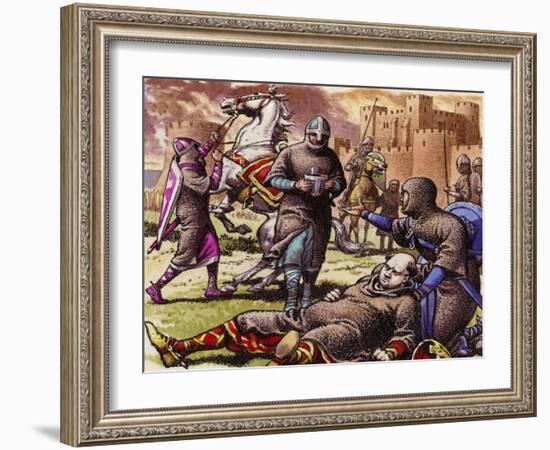 William the Conqueror Injured at Mantes-La-Joilie in 1087-Pat Nicolle-Framed Giclee Print