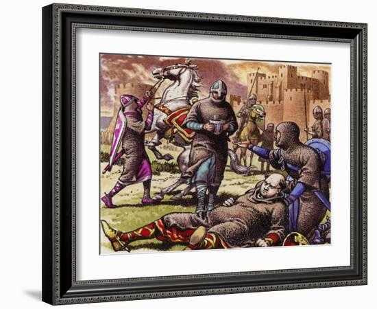 William the Conqueror Injured at Mantes-La-Joilie in 1087-Pat Nicolle-Framed Giclee Print