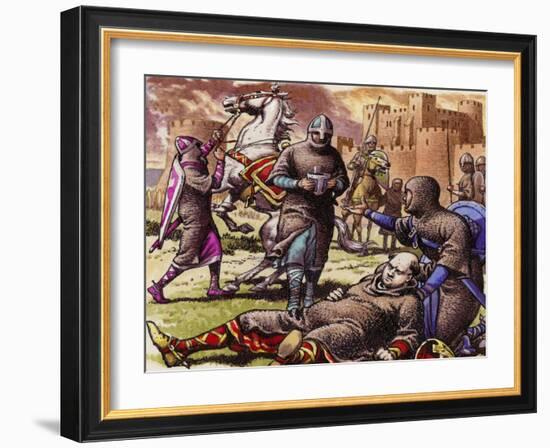 William the Conqueror Injured at Mantes-La-Joilie in 1087-Pat Nicolle-Framed Giclee Print