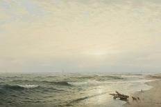 Beach at Long Branch: Sunrise, 1872 (Oil on Canvas)-William Trost Richards-Giclee Print