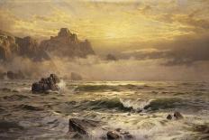 Beach at Long Branch: Sunrise, 1872 (Oil on Canvas)-William Trost Richards-Giclee Print