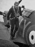 Raf Ace Pilot, South African Albert G. Lewis, After an Engagement with Enemy Planes-William Vandivert-Photographic Print