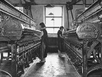 Young Girls Working in the Hot, Damp and Dirty York Street Flax Spinning Co-William Vandivert-Photographic Print