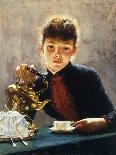 A Cup of Tea-William Verplanck Birney-Mounted Giclee Print
