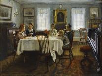 The Gilchrist Family at Breakfast, 1916-William Wallace Gilchrist-Framed Giclee Print