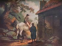 'Outside a Country Alehouse', c18th century-William Ward-Giclee Print