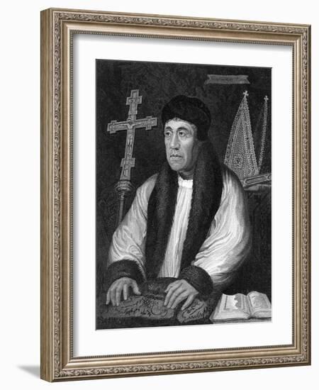 William Warham (1450-153), Archbishop of Canterbury, 1824-R Cooper-Framed Giclee Print