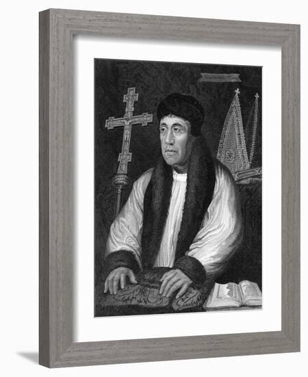 William Warham (1450-153), Archbishop of Canterbury, 1824-R Cooper-Framed Giclee Print