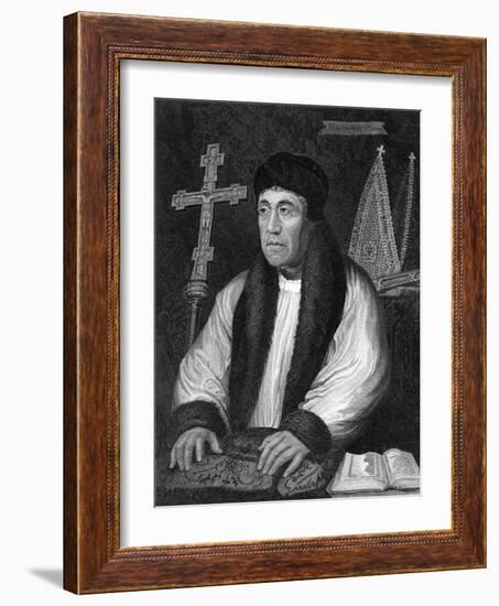 William Warham (1450-153), Archbishop of Canterbury, 1824-R Cooper-Framed Giclee Print