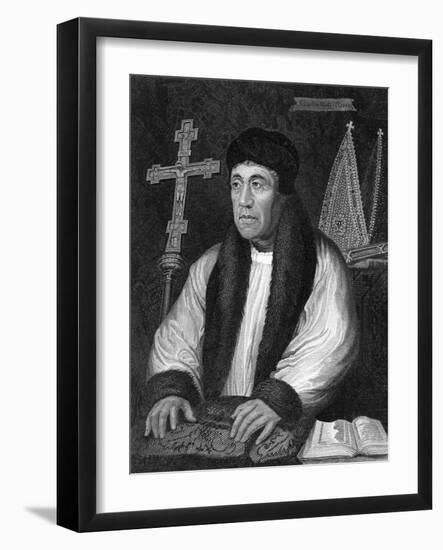 William Warham (1450-153), Archbishop of Canterbury, 1824-R Cooper-Framed Giclee Print